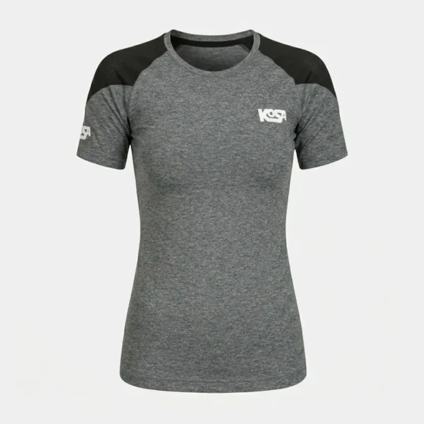 Funktions T-shirt Dam Grå "Elite" - Bild 3
