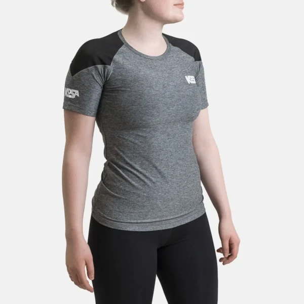 Funktions T-shirt Dam Grå "Elite" - Bild 2