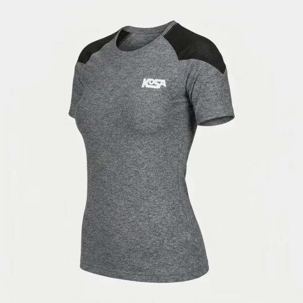 Funktions T-shirt Dam Grå "Elite" - Bild 5