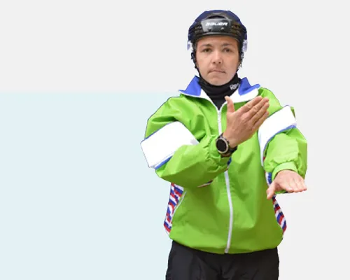 bandydomar-tecken slag på klubba