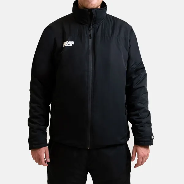 Svart träningsjacka herr – KOSA Team Performance Elite med dragkedja.
